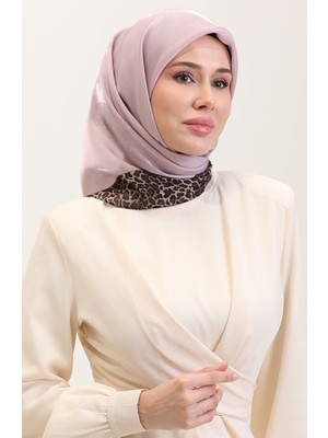 Etnik Kehribar Eşarp 70292-16 Pudra