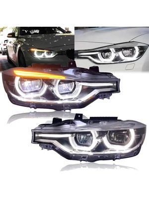 Bmw F30 2012-2019 3.seri Bixenon Uyumlu Lci LED Ön Far