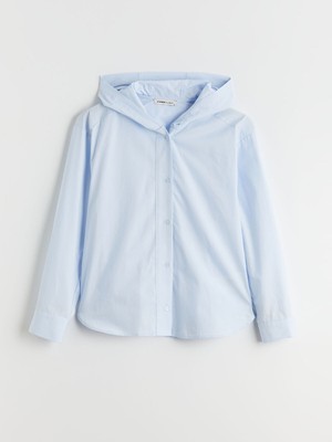 Lc Waikiki Yeni Sezon Kapüşonlu Oversize Kadın Gömlek