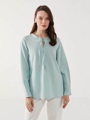 Lc Waikiki Yeni Sezon Bağlamalı Yaka Kadın Bluz