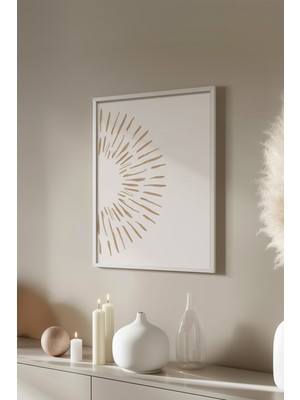 Bohemian Serisi Beyaz Çerçeveli Poster, Tablo No:9