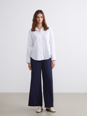 Lc Waikiki Yeni Sezon Beli Lastikli Geniş Paça Kadın Pantolon