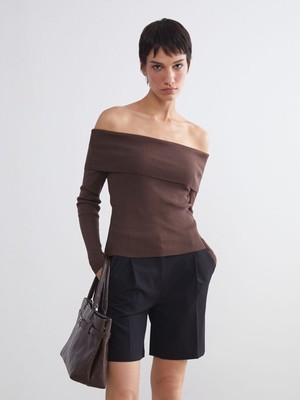 Lc Waikiki Yeni Sezon Kayık Yaka Kadın Triko Kazak