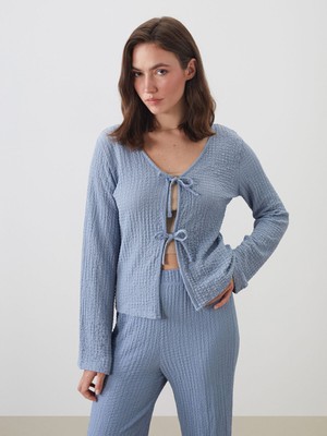 Lc Waikiki Yeni Sezon V Yaka Dokulu Kadın Hırka