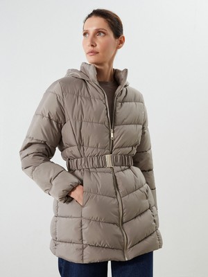 Lc Waikiki Yeni Sezon Kapüşonlu Kadın Şişme Mont