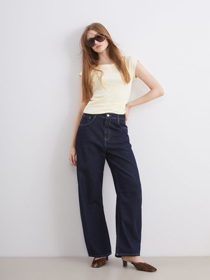 Lc Waikiki Yeni Sezon Baggy Fit Kadın Jean Pantolon