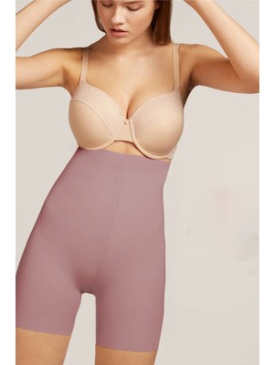 Mistirik Porfy Model Dikişsiz Toparlayıcı Lazer Kesim Kısa Şort