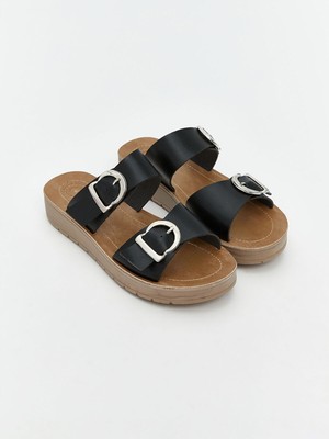 Lc Waikiki Yeni Sezon Çift Bantlı Kadın Terlik