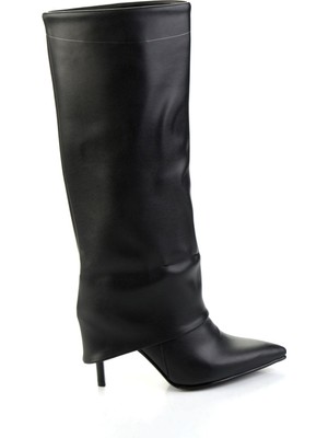 Siyah  Kadın Çizme K03678062109