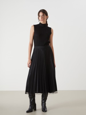 Lc Waikiki Yeni Sezon Beli Lastikli Şifon Kadın Pileli Etek