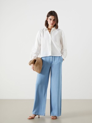 Lc Waikiki Yeni Sezon Wideleg Kadın Jean Pantolon