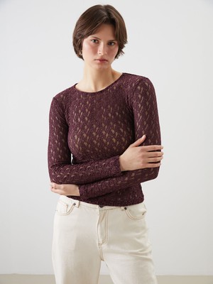 Lc Waikiki Yeni Sezon Bisiklet Yaka Dantelli Bluz