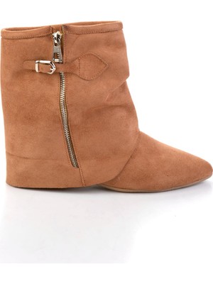 Taba Hakiki Deri Kadın Bot & Bootie K02678021002