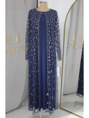 Perla 2'li Takım Taşlı Abaya