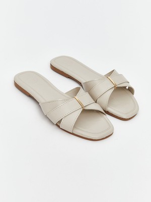 Lc Waikiki Yeni Sezon Deri Görünümlü Kadın Terlik