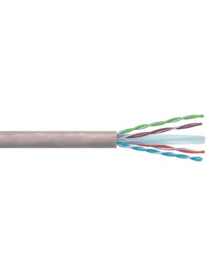 Hcs U/utp 500 Metre Halojen Free (LS0H) 250MHZ Grı Renk Cat6 Kablo (H06-00402-DP0-FV)