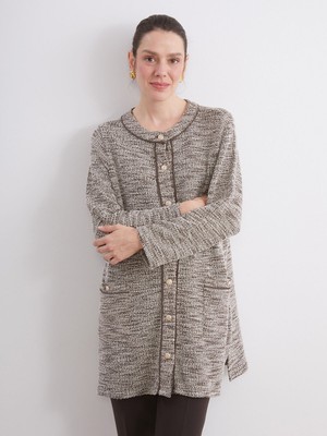 Lc Waikiki Yeni Sezon Bisiklet Yaka Kadın Triko Hırka