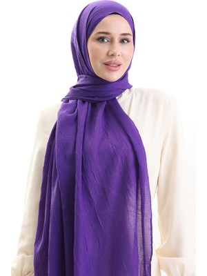 Bambu Şal 70281-51 Koyu Eflatun