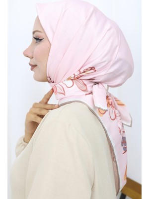Dijital Rayon Eşarp 70308-10 Pudra