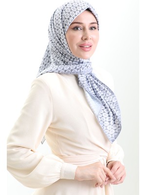 Dijital Rayon Eşarp 70307-08 Gri