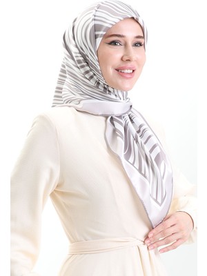 Dijital Rayon Eşarp 70301-09 Vizon Pudra