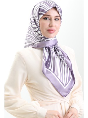 Dijital Rayon Eşarp 70301-01 Lila