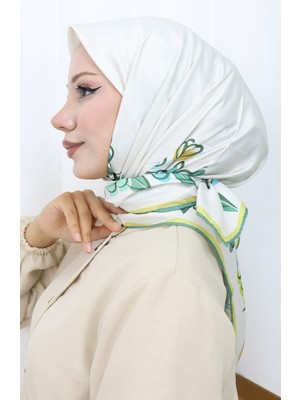 Dijital Rayon Eşarp 70308-06 Yeşil