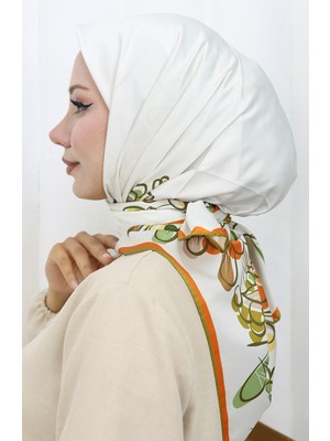 Dijital Rayon Eşarp 70308-07 Tarçın Renk
