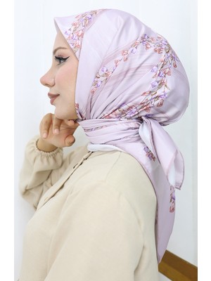 Dijital Rayon Eşarp 70310-03 Lila