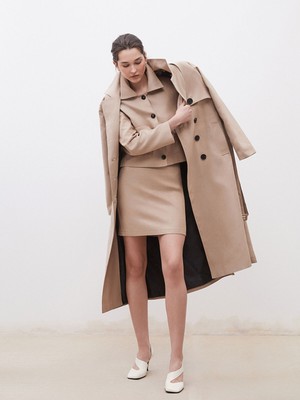 Lc Waikiki Yeni Sezon Dar Fit Süet Mini Etek