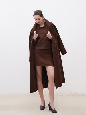 Lc Waikiki Yeni Sezon Dar Fit Süet Mini Etek