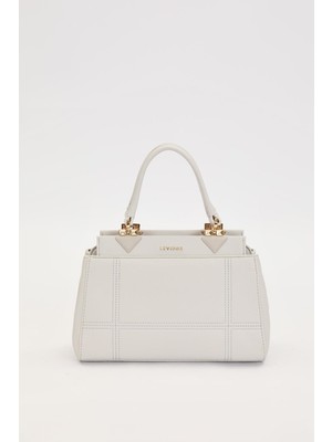 A.gri Şerit Dikiş Model El Çantası