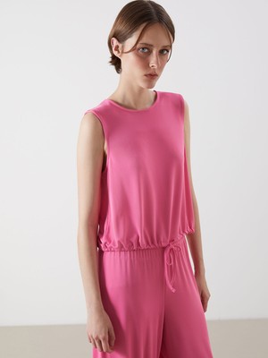 Lc Waikiki Yeni Sezon Bisiklet Yaka Büzgülü Kadın Atlet