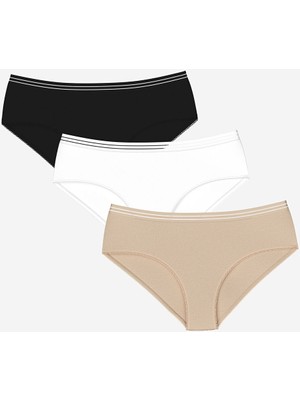 Lc Waikiki Yeni Sezon Dantel Detaylı Hipster Külot 3'lü