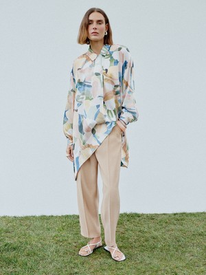 Lc Waikiki Yeni Sezon Loose Fit Kadın Pileli Pantolon