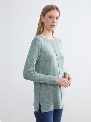 Lc Waikiki Yeni Sezon Bisiklet Yaka Kadın Tişört