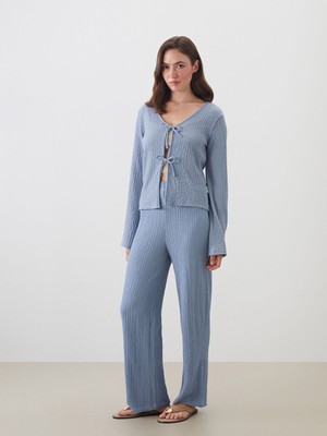 Lc Waikiki Yeni Sezon Beli Lastikli Dokulu Kadın Pantolon