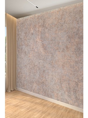 Vintage Kahverengi Gri Tekstil Duvar Kağıdı