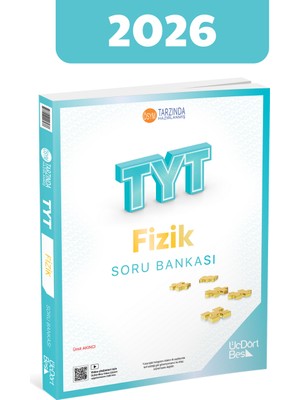 Üç Dört Beş Yayınları 2026 TYT Fizik Soru Bankası - Güncel Baskı Üniversite Hazırlık İçin