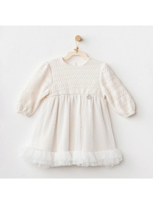 Wawa Exclusive Elbise Ekru