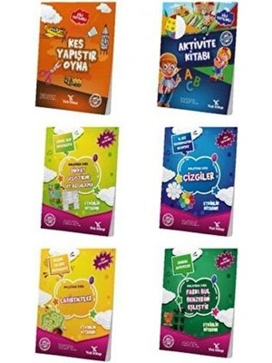 Okul Öncesi Aktivite Seti 4-6 Yaş  (6 Kitap)