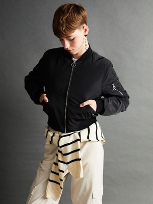 Lc Waikiki Yeni Sezon Kolej Yaka Crop Kadın Bomber Mont