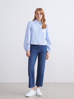 Lc Waikiki Yeni Sezon Straight Fit Kadın Jean Pantolon