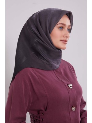 K.gri Çift Renk Kehribar Eşarp