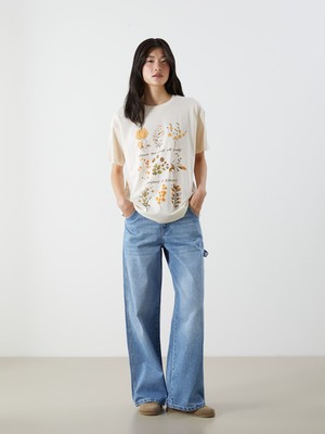 Lc Waikiki Yeni Sezon Baggy Fit Kadın Jean Pantolon