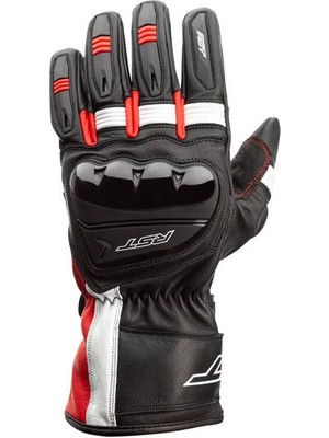 Rst Pilot Ce Uzun Kışlık Motosiklet Eldiveni Siyah Kırmızı