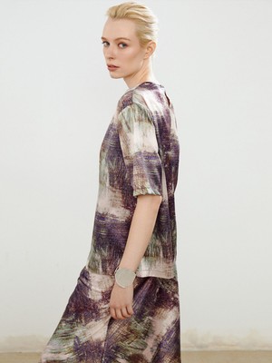 Lc Waikiki Yeni Sezon Bisiklet Yaka Desenli Bluz