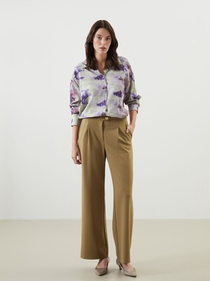 Lc Waikiki Yeni Sezon Loose Fit Krep Kadın Pantolon