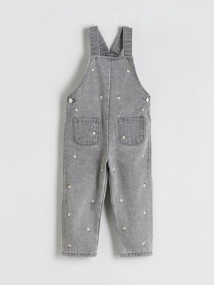 Kız Çocuk Jean Salopet  (W5)