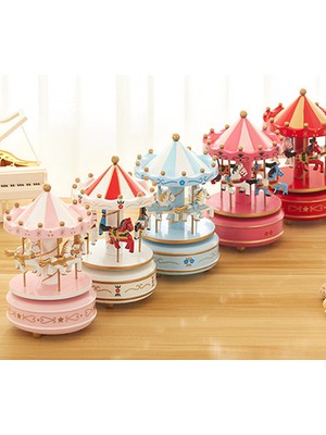 Nostaljik El Yapımı Atlıkarınca Müzik Kutusu